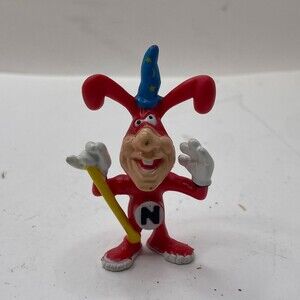 1988 Domino's Pizza The Noid PVC Promo 3" Advertising Mascot Vintage Figure
